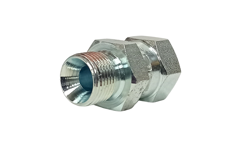 Swivel Connector - BZP Plated Steel 3/8 BSP Female - 1/4 BSP Male