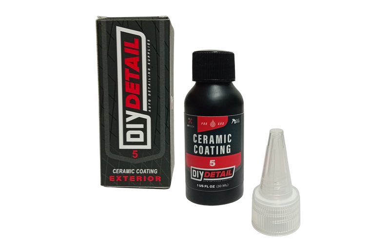 DIY Detail 5 Year Ceramic Coating 30ml with dripper top and applicator pad