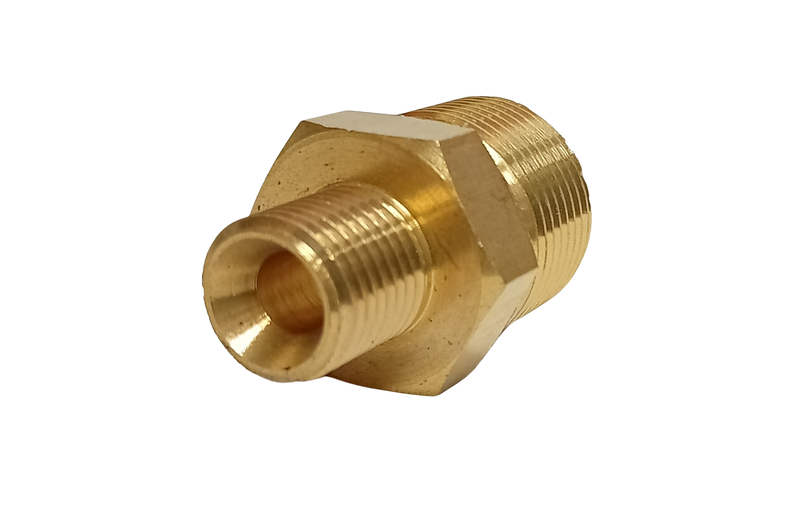 Coupler - Brass M22 Male - 1/4" BSP Male