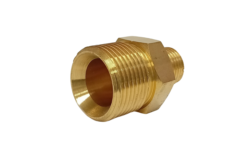 Coupler - Brass M22 Male - 1/4" BSP Male