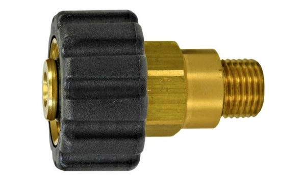 Connector - 3/8" BSP Male x M22 Female M22F38M