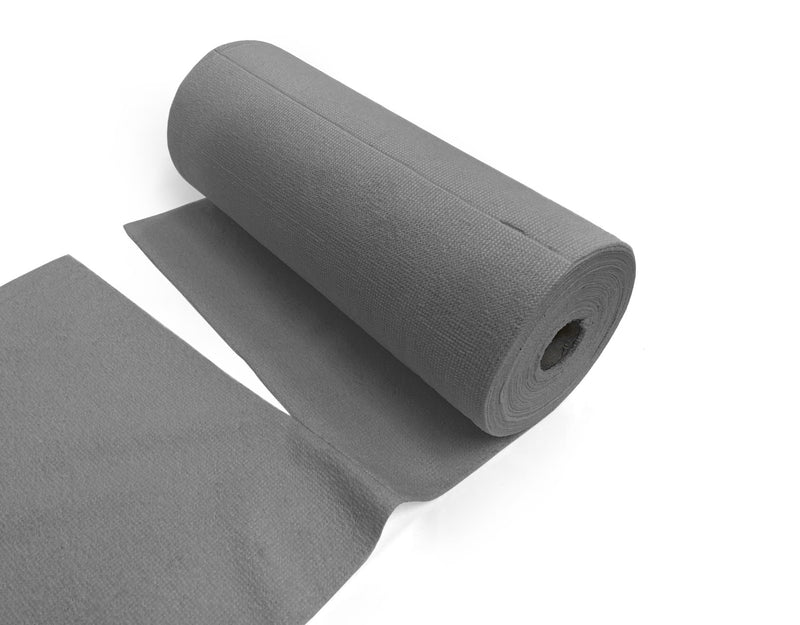 Quick Tear Off Microfibre Cloths Roll – Grey 300 x 300mm - 50 sheets