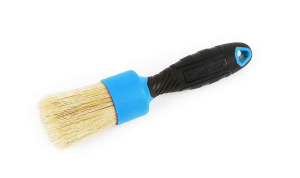 MaxShine Natural Boar’s Hair Detailing Stubby Brush - Blue