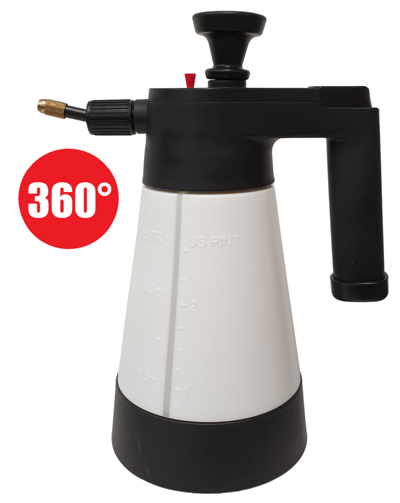 Pump Sprayer 360° Calibrated Fill Scale by KWAZAR 1 Litre