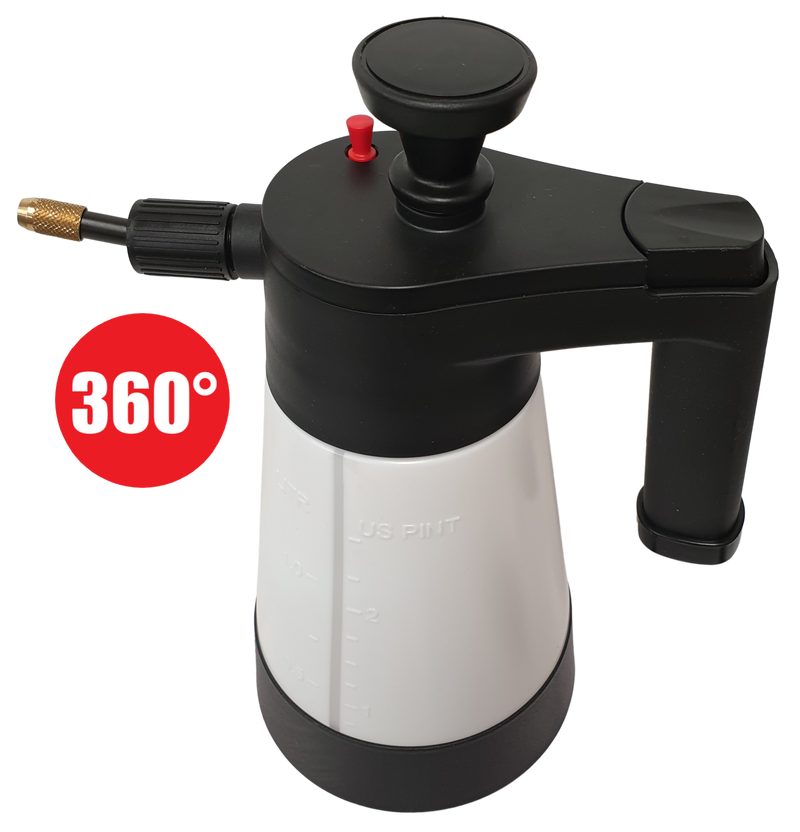 Pump Sprayer 360° Calibrated Fill Scale by KWAZAR 1 Litre