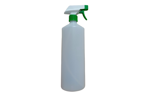 1L Spray Bottle with Spray and Foamer Head - White and Green