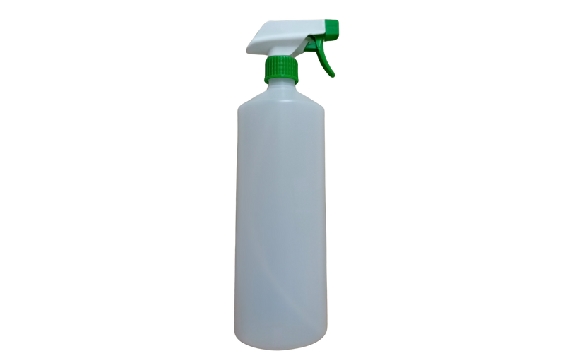 1L Spray Bottle with Spray and Foamer Head - White and Green