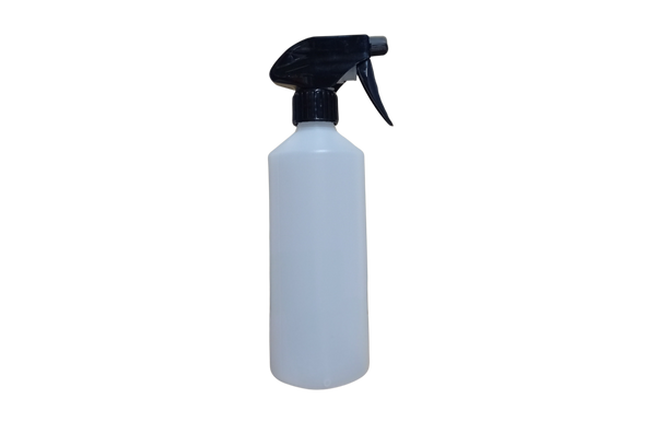 500ml Spray Bottle with Premium General Purpose Spray Head - Black