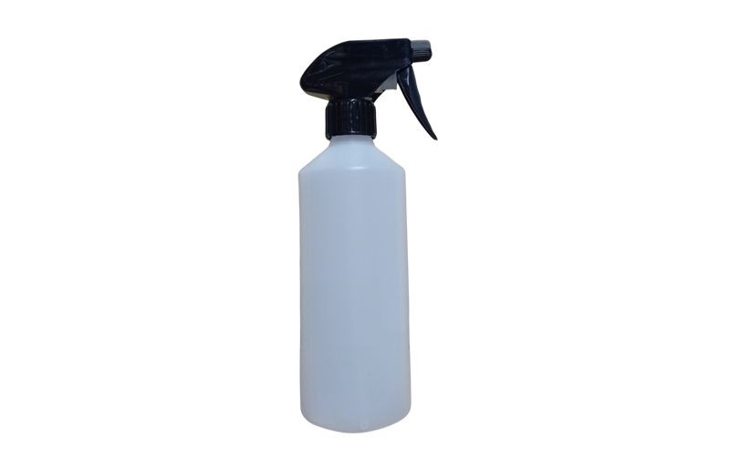 500ml Spray Bottle with Premium General Purpose Spray Head - Black