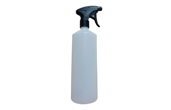 1L Spray Bottle with Viton Spray Head - Black