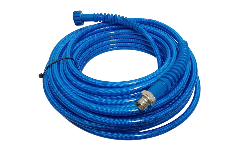 High Pressure Hose Super Slick Blue 10m x 6mm - 200 BAR - M22F x 3/8"M